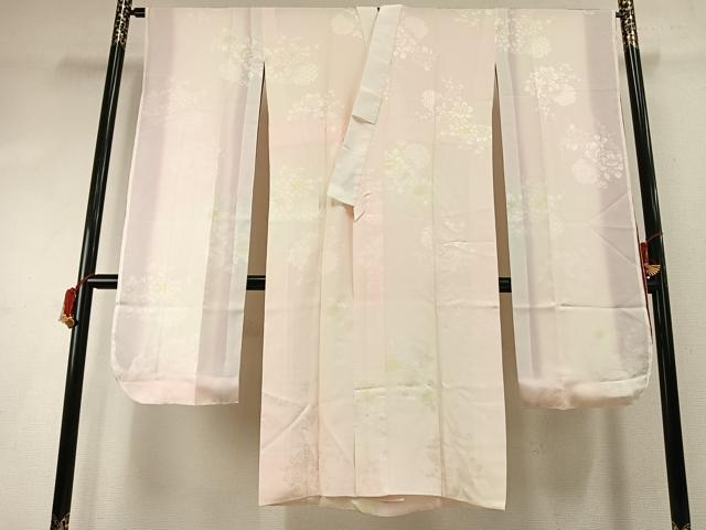 平和屋着物●振袖用長襦袢 袷 雪輪花地紋 正絹 逸品 AABH5116fy