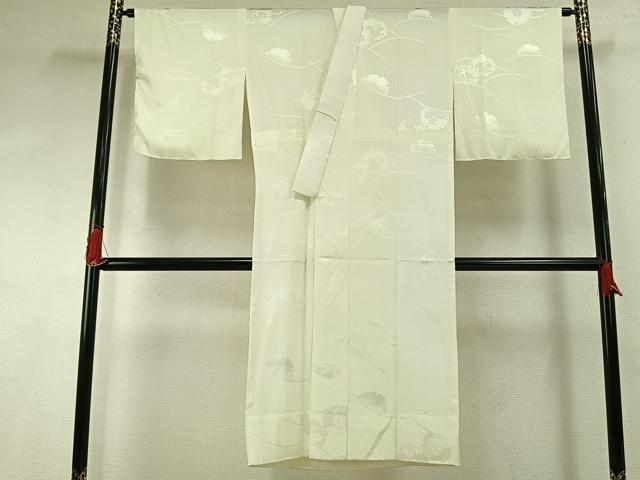 平和屋着物●長襦袢 無双仕立て 雪輪花地紋 暈し染め 近鉄百貨店扱い 正絹 逸品 AABH5119fy