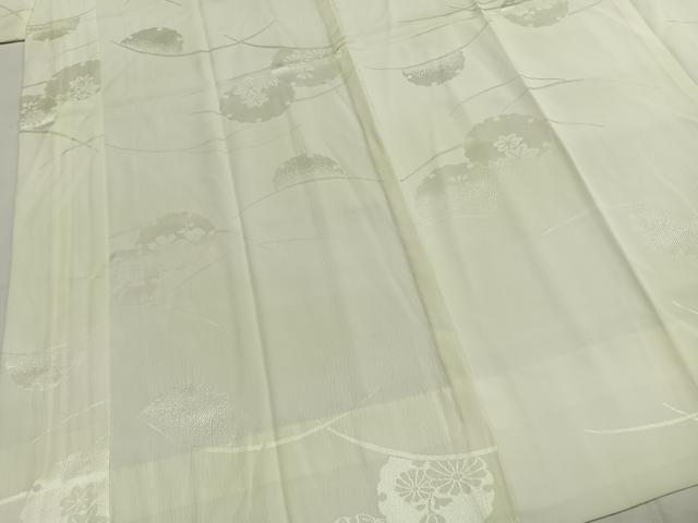 平和屋着物●長襦袢 無双仕立て 雪輪花地紋 暈し染め 近鉄百貨店扱い 正絹 逸品 AABH5119fy