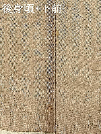 平和屋着物●訪問着 紬地 風景文 正絹 逸品 AABH5133fy