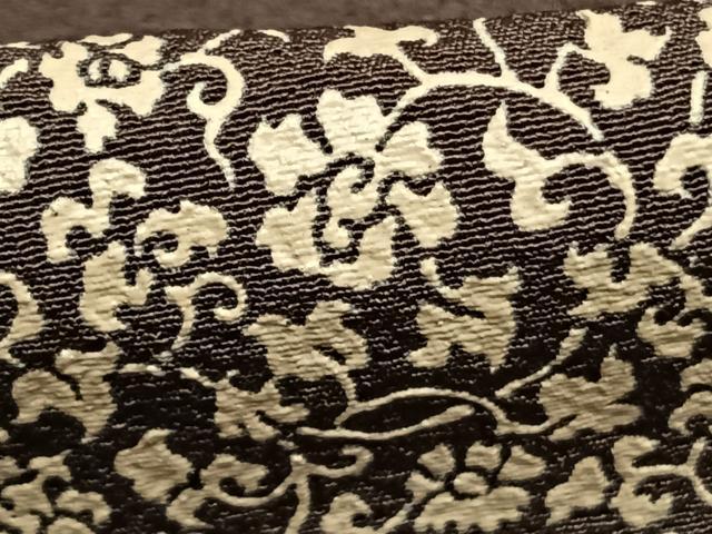 平和屋着物●訪問着 印伝 花唐草文 正絹 逸品 AABH5148fy