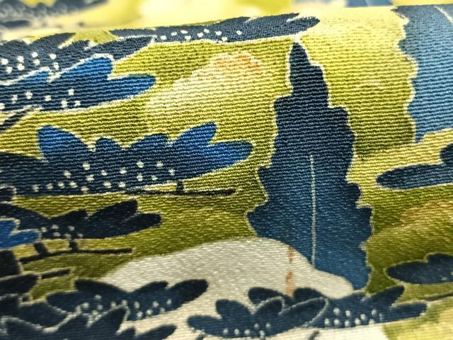 平和屋着物●本加賀友禅作家 矢田博 黒留袖 風景樹林文 正絹 逸品 AABH5152fy