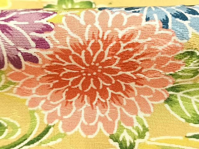 平和屋着物●訪問着 草花文 正絹 逸品 AABH5153fy