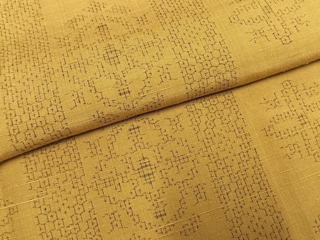 平和屋着物●上質な紬 80亀甲 吉祥花間道 ほていや扱い 正絹 逸品 未使用 AABH5179fy