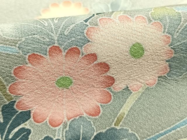 平和屋着物●豪華色留袖 友禅 作家物 松竹梅 扇面花文 暈し染め 正絹 逸品 AABH5186fy