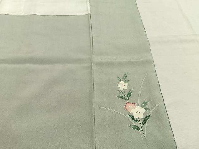 平和屋着物●豪華色留袖 友禅 作家物 松竹梅 扇面花文 暈し染め 正絹 逸品 AABH5186fy