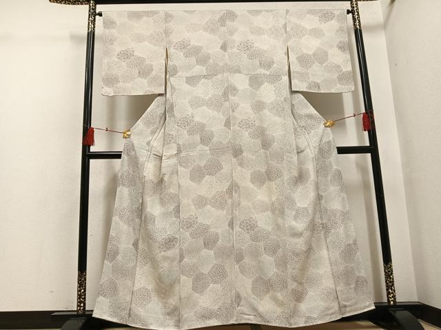 平和屋着物●江戸小紋 寄せ小紋柄 正絹 逸品 未使用 AABH5267ph