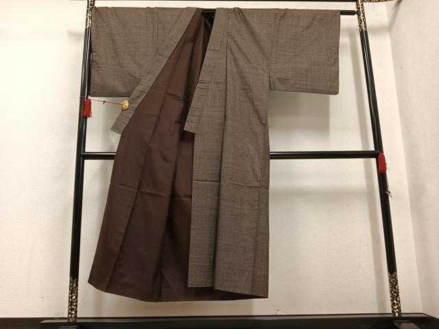 平和屋着物●男性 男柄の最高峰 西郷柄 西郷絣 本場大島紬 アンサンブル 正絹 逸品 AABH5274ph