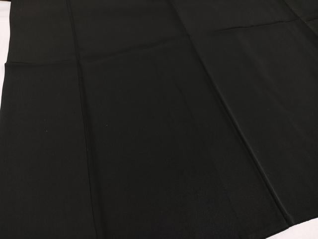 平和屋着物●男性 黒紋付 正絹 逸品 AABH5297ph