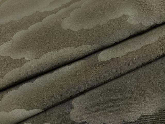 平和屋着物●上質な小紋 雲重ね文 正絹 逸品 AABH5316ph
