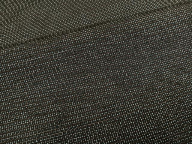 平和屋着物●男性 本場大島紬 アンサンブル キングサイズ 長羽織 100亀甲 総詰め 証紙付き 正絹 逸品 AABH5318ph