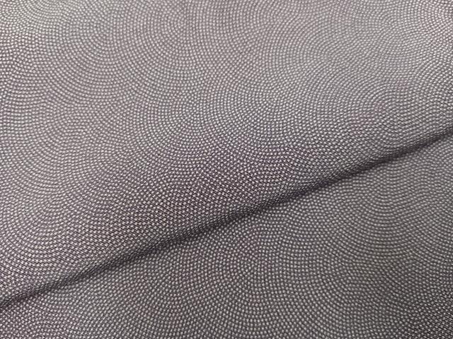 平和屋着物●江戸小紋 極小鮫小紋柄 正絹 逸品 AABH5319ph