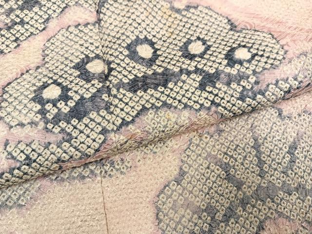 平和屋着物●訪問着 総絞り 松文 正絹 逸品 AABH5335ph