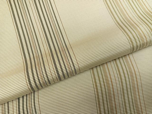 平和屋着物●本場縞大島紬 間道 正絹 逸品 AABH5339ph