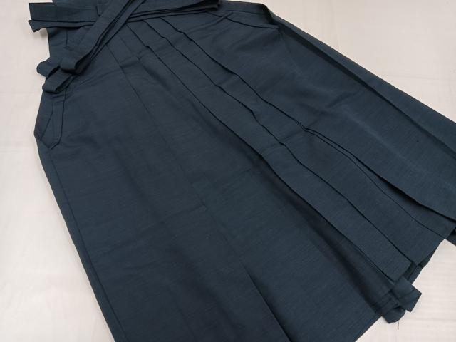 平和屋着物●男性 馬乗り袴 色無地 百入茶色 正絹 逸品 AABH5357ph