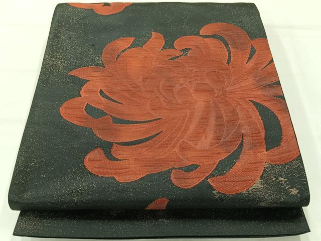 平和屋着物◎六通柄袋帯 乱菊 正絹 逸品 AABH5475uk