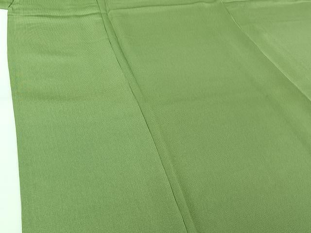 平和屋着物▽江戸小紋 単衣 作家物 華信 万筋 夏虫色×天鵞絨色 正絹 逸品 未使用 AABH5581jh