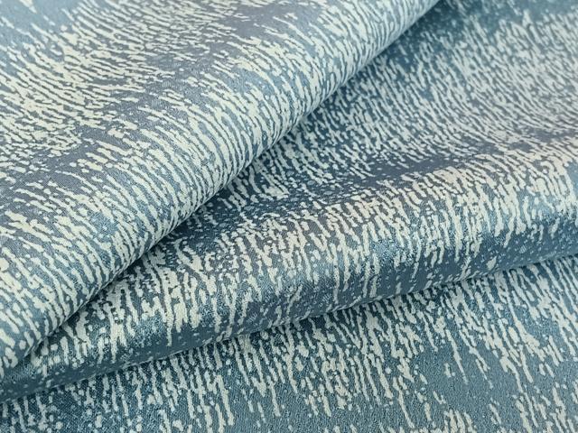 平和屋着物▽上質な小紋 単衣 横段文 正絹 逸品 AABH5588jh