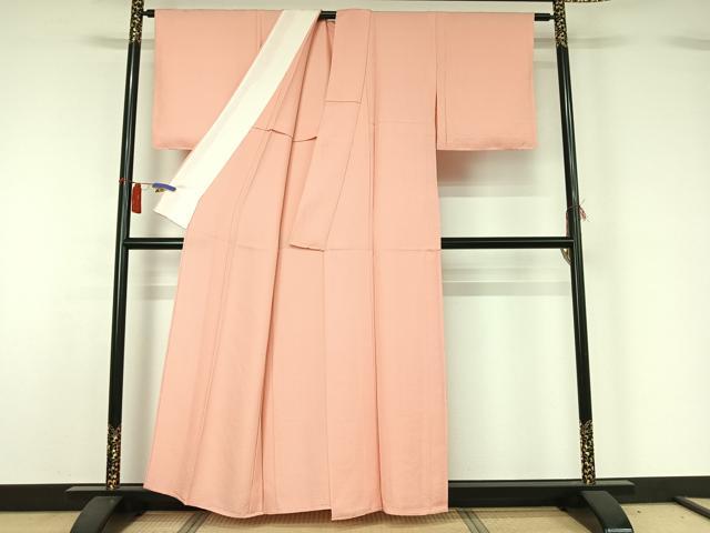 平和屋着物▽上質な色無地 単衣 虹色 正絹 逸品 AABH5589jh