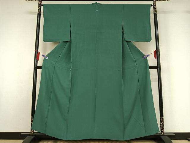 平和屋着物▽上質な色無地 単衣 天鵞絨色 正絹 逸品 AABH5595jh