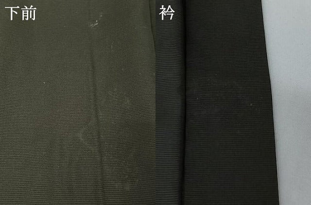 平和屋着物▽男性 黒紋付羽織 スリーシーズン 春夏秋 塵除け 絽 暗黒色 正絹 逸品 AABH5599jh