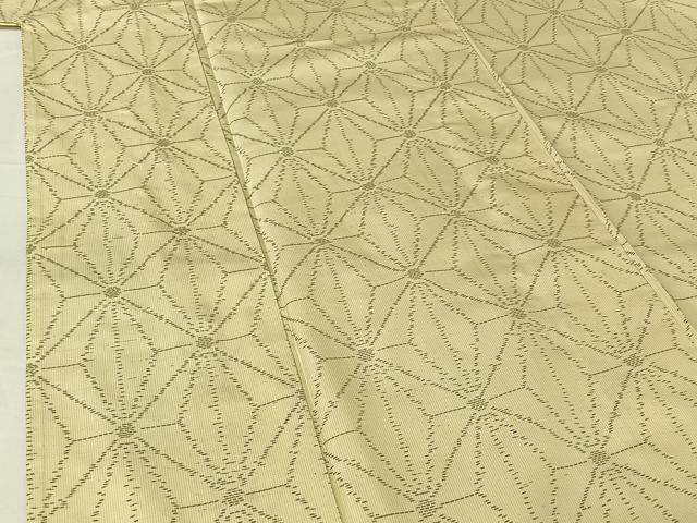 平和屋着物▽本場大島紬 単衣 麻の葉文様 正絹 逸品 AABH5615jh