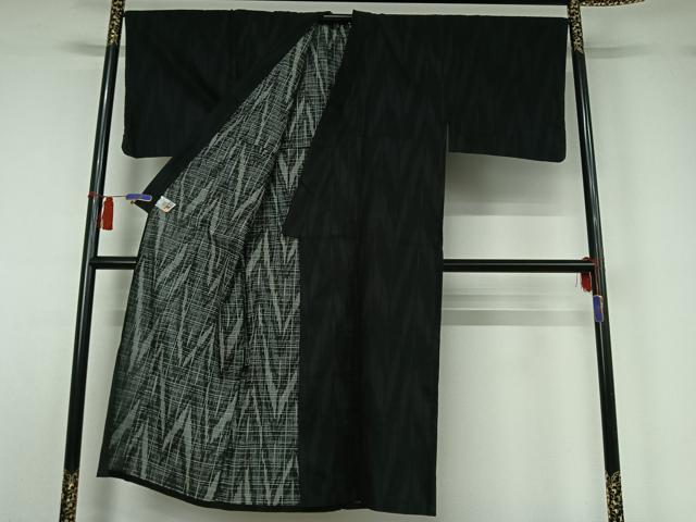平和屋着物▽夏物 男性 浴衣 横段文 綿 AABH5637jh