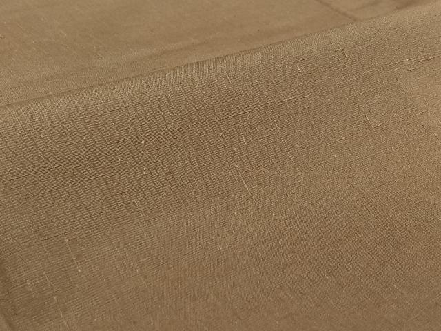 平和屋着物▽男性 紬 単衣 空五倍子色 正絹 逸品 AABH5689jh