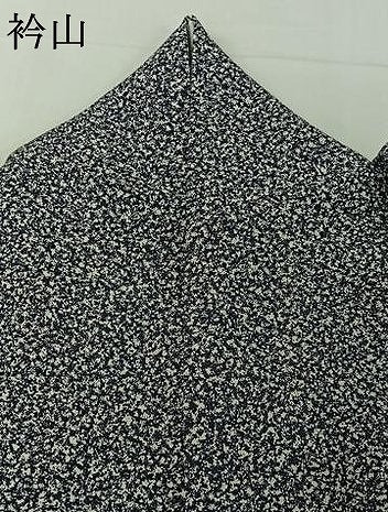 平和屋着物▽上質な小紋 単衣 霞文 正絹 逸品 AABH5703jh