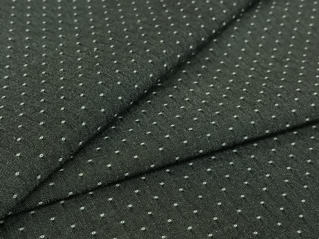 平和屋着物▽綿紬 単衣 水玉文様 ロング丈 綿 AABH5713jh