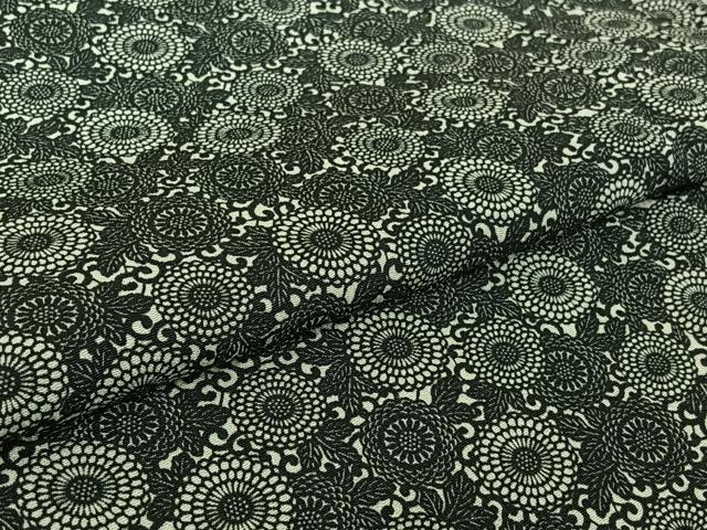 平和屋着物▽上質な小紋 単衣 花尽くし文 やまと誂製 正絹 逸品 AABH5726jh