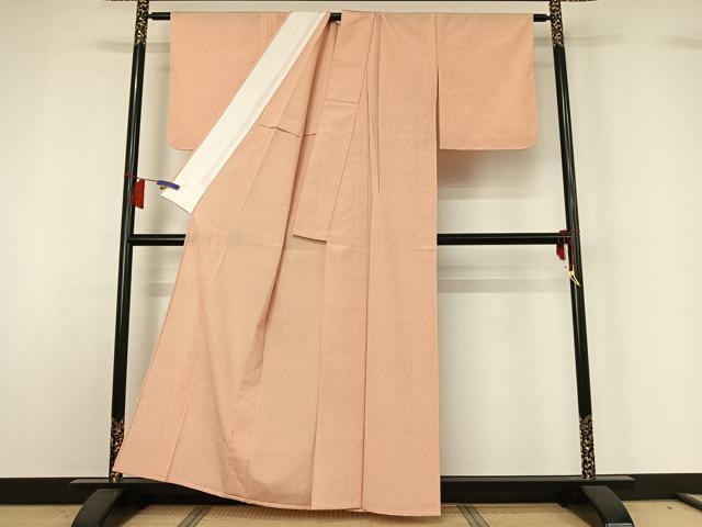 平和屋着物▽お召 単衣 塩澤絣 証紙付き 正絹 逸品 AABH5758jh