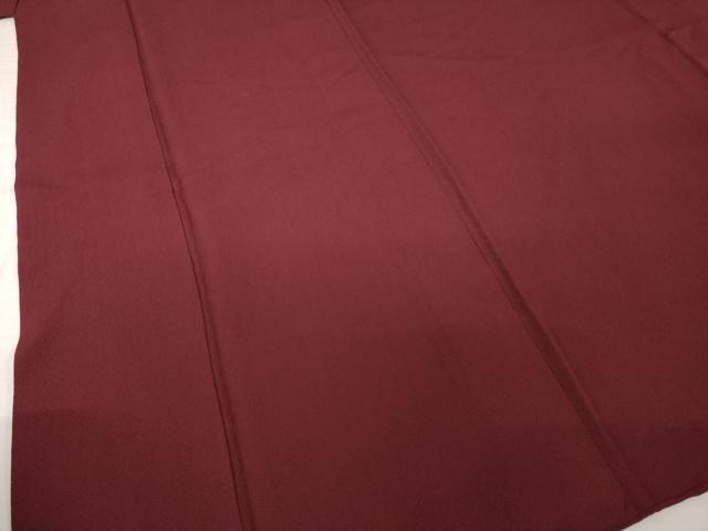 平和屋着物●上質な色無地 葡萄茶色 やまと誂製 正絹 逸品 AABH5770ck