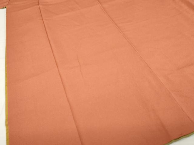 平和屋着物●豪華振袖 色無地 雀 正絹 逸品 AABH5782ck