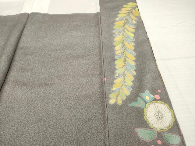 平和屋着物●訪問着 辻が花 草花文 暈し染め 金彩 正絹 逸品 AABH5848ck