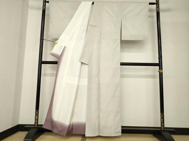 平和屋着物●本塩沢 110亀甲 総詰め 正絹 逸品 AABH5869ck