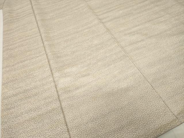平和屋着物●上質な小紋 紬地 霞文 暈し染め 正絹 逸品 AABH5875ck