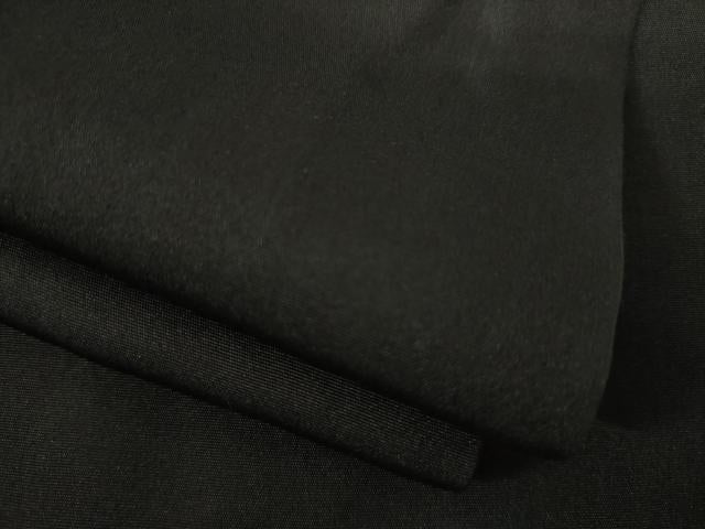平和屋着物●男性 黒紋付 正絹 逸品 AABH5879ck