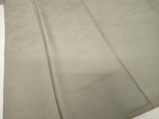 平和屋着物●京加賀友禅 百貫達雄 色無地 生壁色 正絹 逸品 AABH5887ck