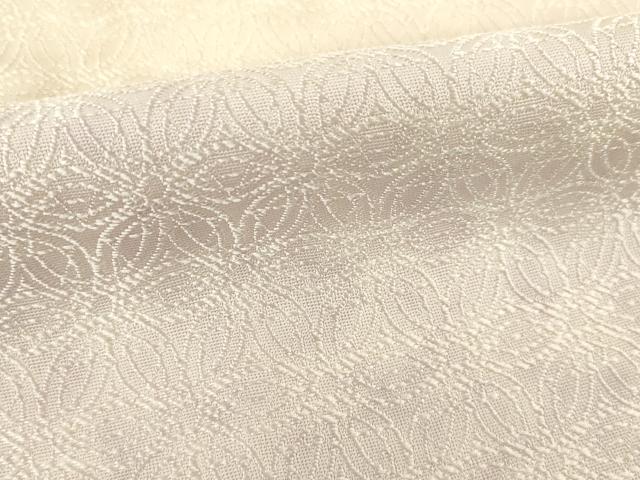 平和屋着物●訪問着 お召地 七宝花尽くし 暈し染め 正絹 逸品 AABH5903ck