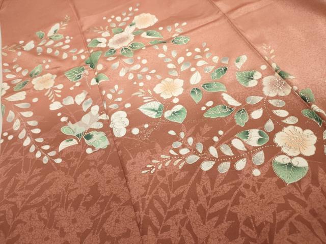 平和屋着物■訪問着 辻が花 暈し染め 銀彩 正絹 逸品 AABH5973sx