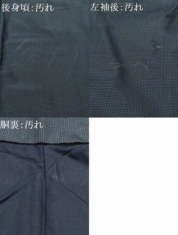 平和屋着物■男性 紬 80亀甲 総詰め 正絹 逸品 AABH5999sx