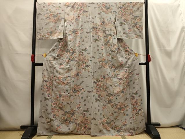 平和屋着物■上質な小紋 辻が花 金彩 正絹 逸品 AABH6029sx