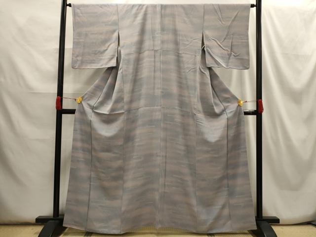 平和屋着物■上質な小紋 エ霞文 正絹 逸品 AABH6045sx