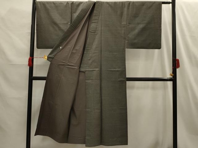 平和屋着物■男性 本場大島紬 アンサンブル 100亀甲 総詰め 正絹 逸品 AABH6056sx