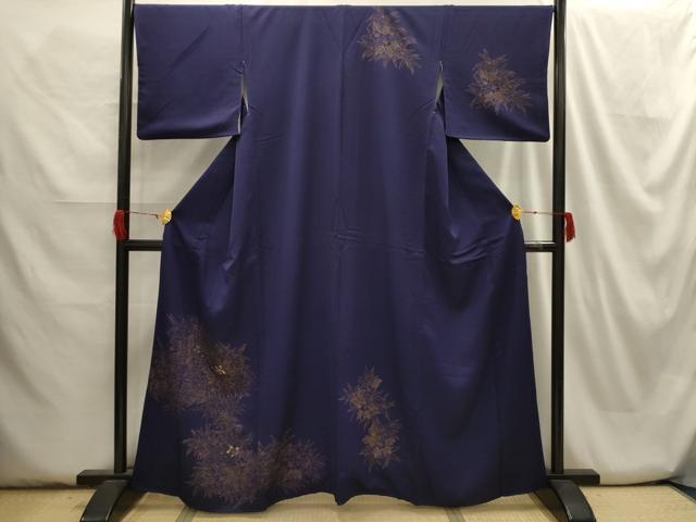 平和屋着物■訪問着 草花文 金糸 金彩 正絹 逸品 AABH6060sx