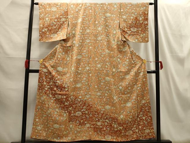 平和屋着物■訪問着 花鳥文 正絹 逸品 AABH6110sx