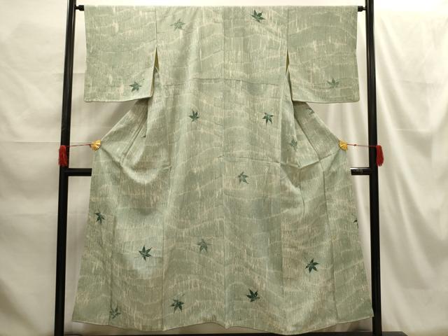 平和屋着物■上質な小紋 竜田川 正絹 逸品 AABH6141sx