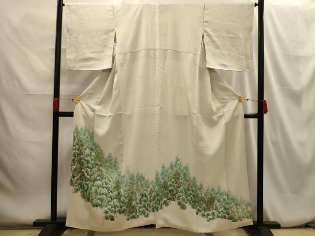 平和屋着物■豪華色留袖 樹林文 正絹 逸品 AABH6167sx