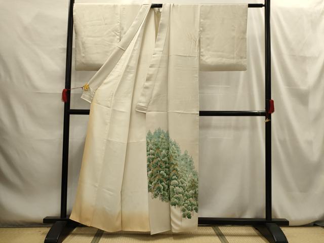 平和屋着物■豪華色留袖 樹林文 正絹 逸品 AABH6167sx